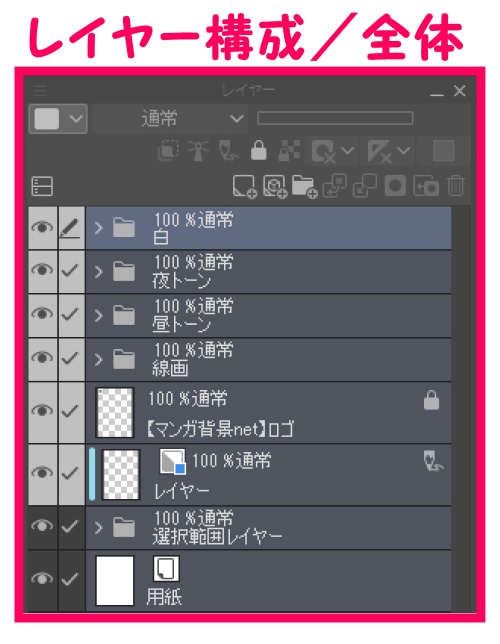 【マンガ背景用素材】【電車】kK_車内_つり革②【夜/昼/トーンなしセット】【3変化対応】【zip転送で中身はclipファィル】
