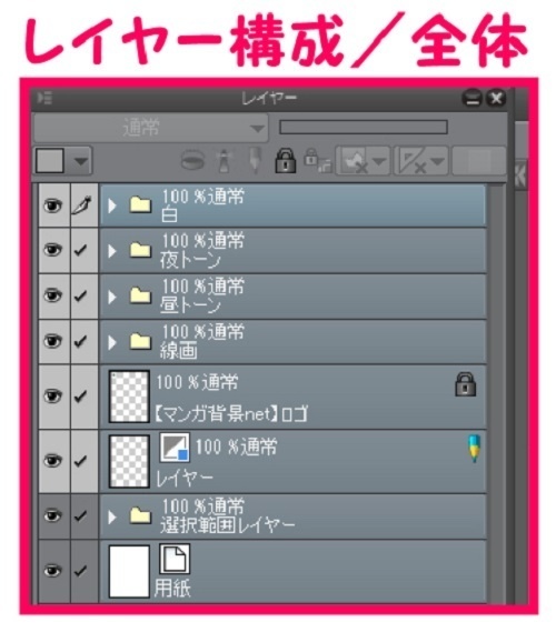 【マンガ背景用素材】【電車】kK_車内_ドア⑥【夜/昼/トーンなしセット】【3変化対応】【zip転送で中身はclipファィル】