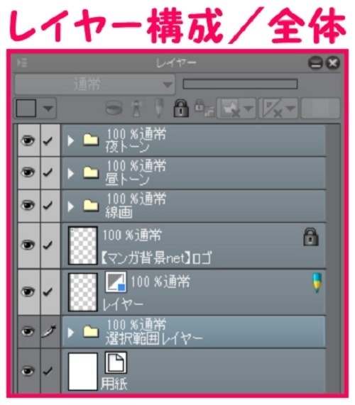 【マンガ背景用素材】【電車】kS_車内_全体②【夜/昼/トーンなしセット】【3変化対応】【zip転送で中身はclipファィル】