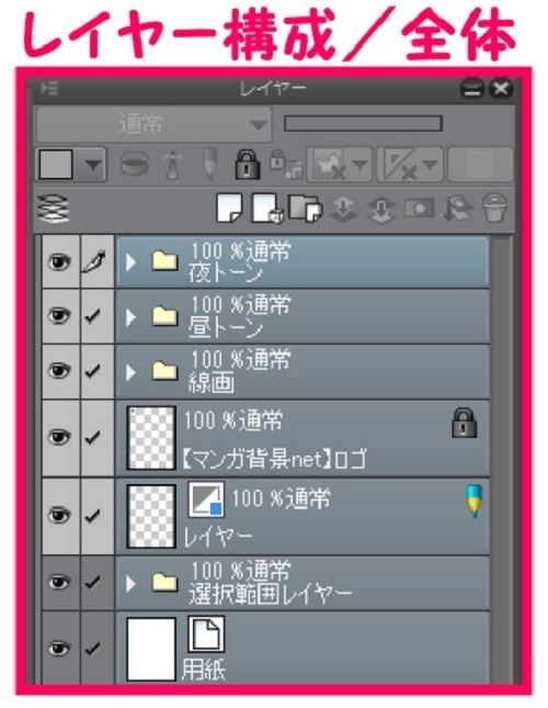【マンガ背景用素材】【電車】KS_車外_ドア⑤【夜/昼/トーンなしセット】【3変化対応】【zip転送で中身はclipファィル】