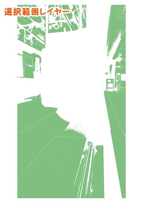 【マンガ背景用素材】【電車】KS_車外_ドア⑤【夜/昼/トーンなしセット】【3変化対応】【zip転送で中身はclipファィル】