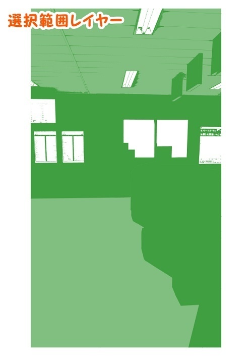 【マンガ背景用素材】【電車】モノレール_改札口⑫【夜/昼/トーンなしセット】【3変化対応】【zip転送で中身はclipファィル】