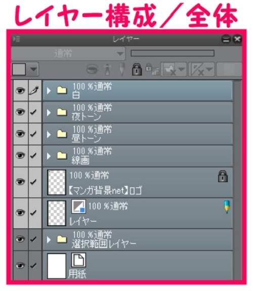 【マンガ背景用素材】【遊園地】K園外_併設カフェ①【夜/昼/トーンなしセット】【3変化対応】【zip転送で中身はclipファィル】