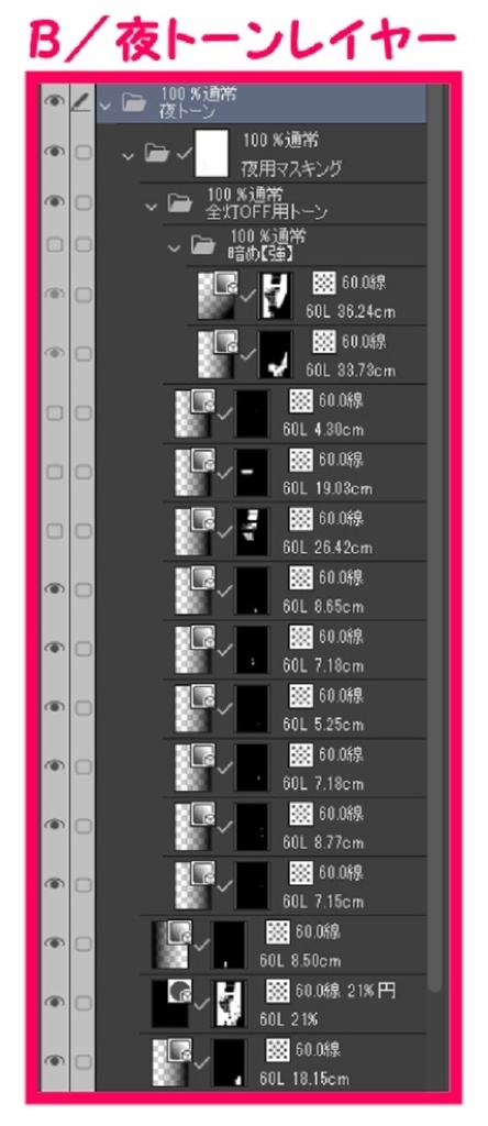 【マンガ背景用素材】【コンビニ】M_外観⑦【夜/昼/トーンなしセット】【3変化対応】【zip転送で中身はclipファィル】