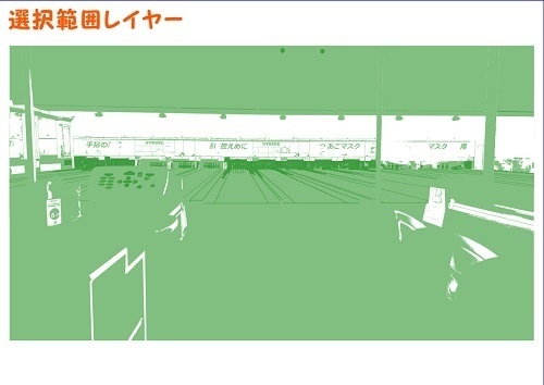 【マンガ背景用素材】【ボウリング場】レーン⑤【夜/昼/トーンなしセット】【3変化対応】【zip転送で中身はclipファィル】