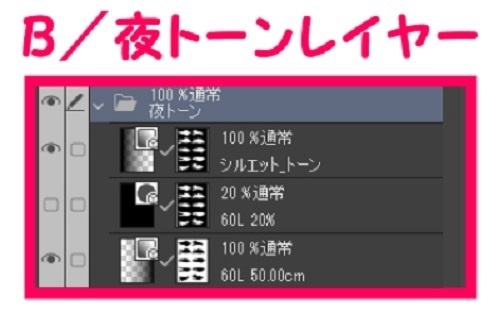 【マンガ背景用素材】【モブ】ウォーカー_高齢者⑨【夜/昼/トーンなしセット】【7変化対応】【zip転送で中身はclipファィル】