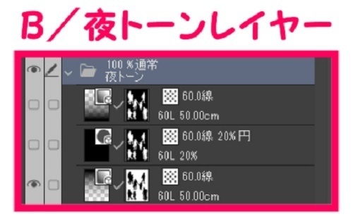 【マンガ背景用素材】【モブ】親子_5組(夏服)①【夜/昼/トーンなしセット】【7変化対応】【zip転送で中身はclipファィル】