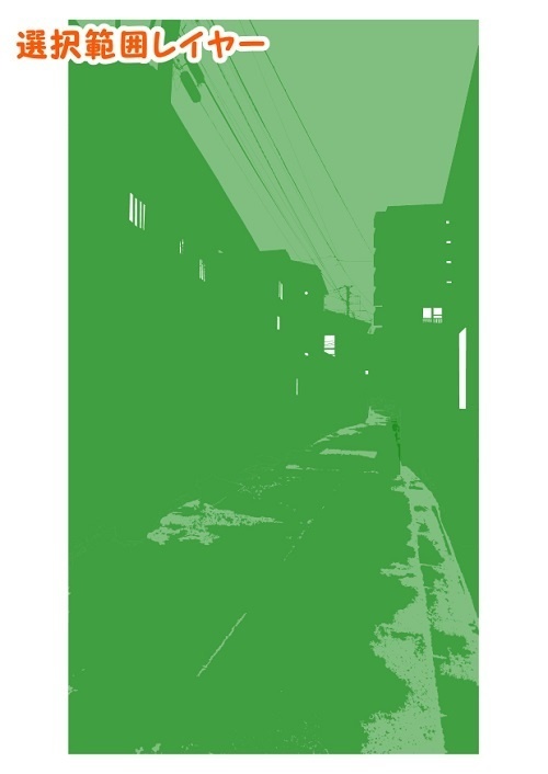 【マンガ背景用素材】【住宅街】中路地⑩【夜/昼/トーンなしセット】【3変化対応】【zip転送で中身はclipファィル】