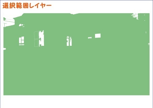 【マンガ背景用素材】【住宅街】廃墟A_20【夜/昼/トーンなしセット】【3変化対応】【zip転送で中身はclipファィル】