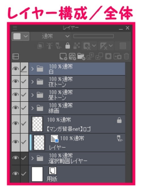 【マンガ背景用素材】【中野】S_PULAZA⑨【夜/昼/トーンなしセット】【3変化対応】【zip転送で中身はclipファィル】
