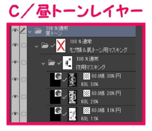 【マンガ背景用素材】【中野】商業施設BW①【夜/昼/トーンなしセット】【3変化対応】【zip転送で中身はclipファィル】