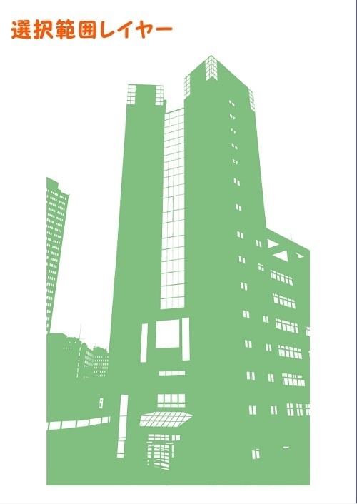 【マンガ背景用素材】【渋谷】警察署③【夜/昼/トーンなしセット】【3変化対応】【zip転送で中身はclipファィル】