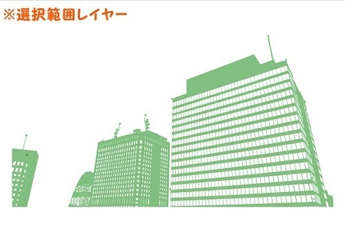 【マンガ背景用素材】【展望ビル】対面高層ビル⑧【夜/昼/トーンなしセット】【3変化対応】【zip転送で中身はclipファィル】