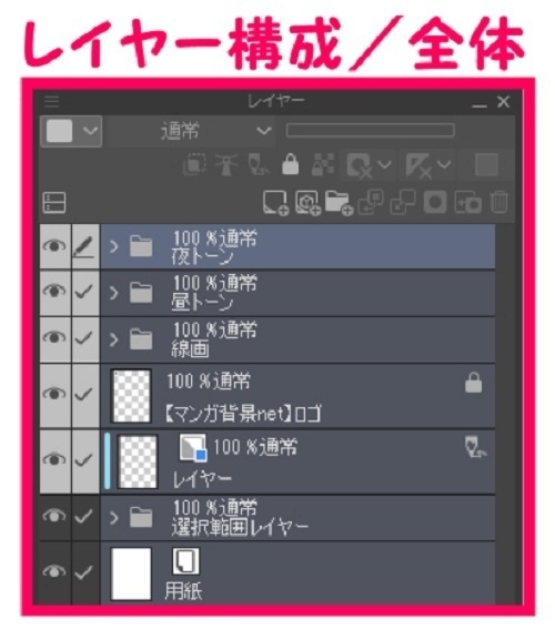 【マンガ背景用素材】【動物園】UN_タイガー⑫【夜/昼/トーンなしセット】【3変化対応】【zip転送で中身はclipファィル】
