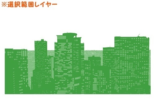 【マンガ背景用素材】【展望ビル】対面高層ビル⑫【夜/昼/トーンなしセット】【3変化対応】【zip転送で中身はclipファィル】