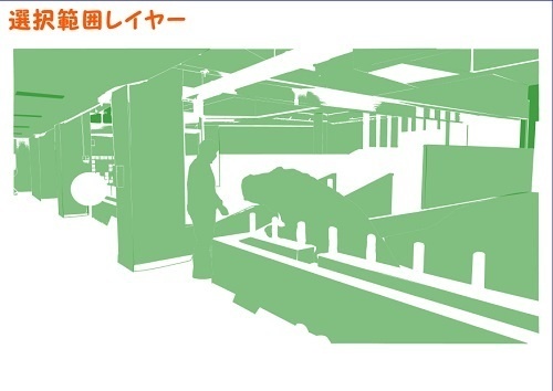 【マンガ背景用素材】【動物園】UN_カバ舎③【夜/昼/トーンなしセット】【3変化対応】【zip転送で中身はclipファィル】