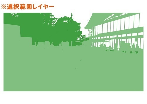 【マンガ背景用素材】【動物園】UN_遊歩道⑦【夜/昼/トーンなしセット】【3変化対応】【zip転送で中身はclipファィル】