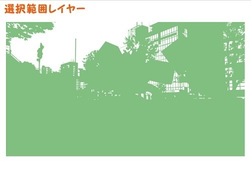 【マンガ背景用素材】【遊園地】園外_待ち合わせ場所①【夜/昼/トーンなしセット】【3変化対応】【zip転送で中身はclipファィル】