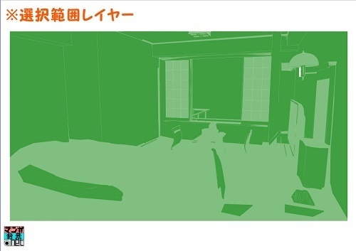 【マンガ背景用素材】【ホテル】MR_部屋⑤【夜/昼/トーンなしセット】【3変化対応】【zip転送で中身はclipファィル】