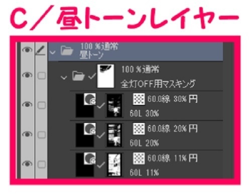 【マンガ背景用素材】【コンビニ】M_店内⑤【夜/昼/トーンなしセット】【3変化対応】【zip転送で中身はclipファィル】