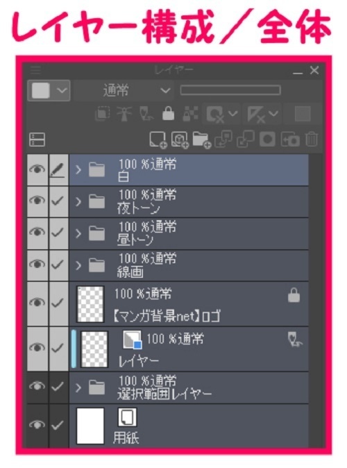 【マンガ背景用素材】【コンビニ】M_店内⑤【夜/昼/トーンなしセット】【3変化対応】【zip転送で中身はclipファィル】