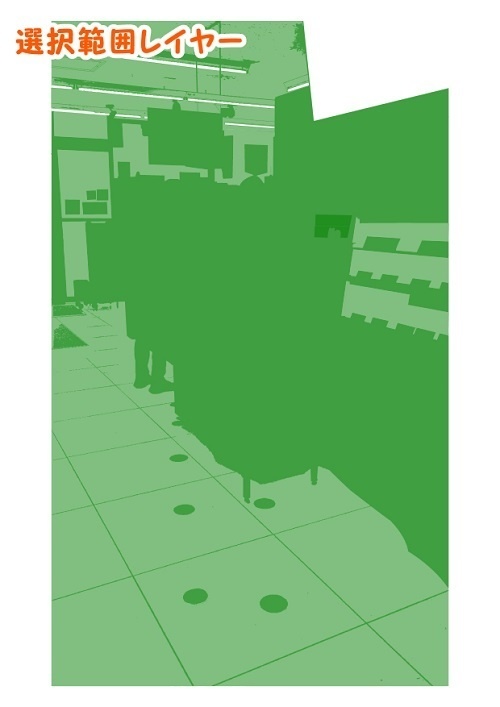 【マンガ背景用素材】【コンビニ】F_店内②【夜/昼/トーンなしセット】【3変化対応】【zip転送で中身はclipファィル】