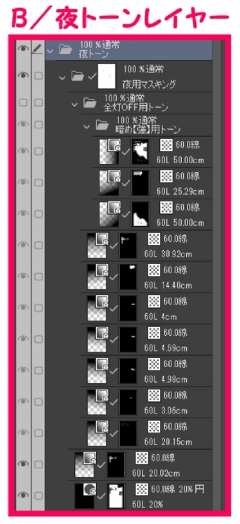 【マンガ背景用素材】【コンビニ】F_店内②【夜/昼/トーンなしセット】【3変化対応】【zip転送で中身はclipファィル】
