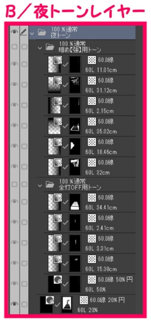 【マンガ背景用素材】【コンビニ】F_店内⑥【夜/昼/トーンなしセット】【3変化対応】【zip転送で中身はclipファィル】