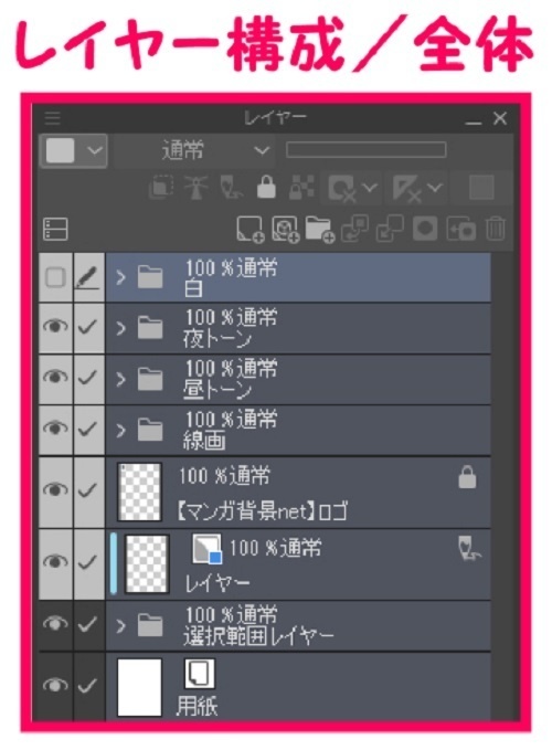【マンガ背景用素材】【コンビニ】F_店内⑨【夜/昼/トーンなしセット】【3変化対応】【zip転送で中身はclipファィル】