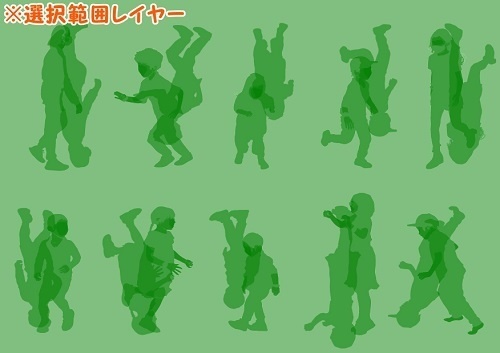 【マンガ背景用素材】【モブ】ウォーカー_子供10人(春夏秋服)③【夜/昼/トーンなしセット】【7変化対応】【zip転送で中身はclipファィル】