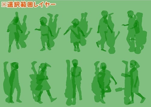 【マンガ背景用素材】【モブ】ウォーカー_子供10人(春夏秋服)④【夜/昼/トーンなしセット】【7変化対応】【zip転送で中身はclipファィル】