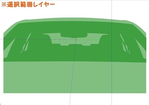 【マンガ背景用素材】【車】セダン車_TC黒_フロント①【夜/昼/トーンなしセット】【3変化対応】【zip転送で中身はclipファィル】