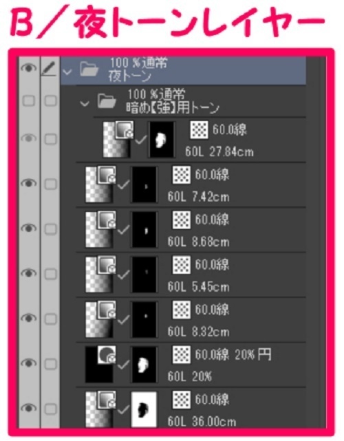【マンガ背景用素材】【車】軽自動車FC_②【夜/昼/トーンなしセット】【3変化対応】【zip転送で中身はclipファィル】