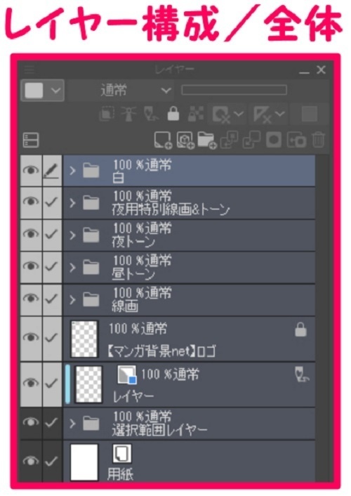 【マンガ背景用素材】【車】軽自動車FC_⑦【夜/昼/トーンなしセット】【3変化対応】【zip転送で中身はclipファィル】