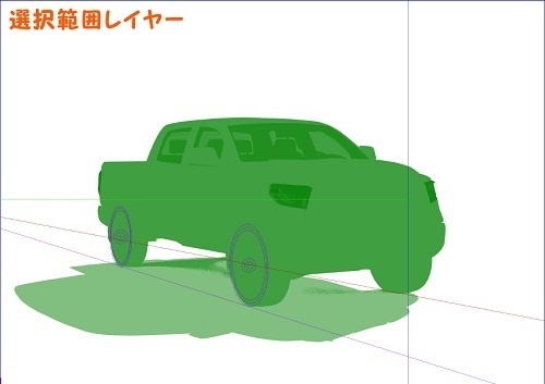 【マンガ背景用素材】【車】四輪駆動車_TH②【夜/昼/トーンなしセット】【3変化対応】【zip転送で中身はclipファィル】