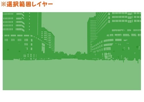 【マンガ背景用素材】【東京】丸の内駅前広場⑤【夜/昼/トーンなしセット】【3変化対応】【zip転送で中身はclipファィル】