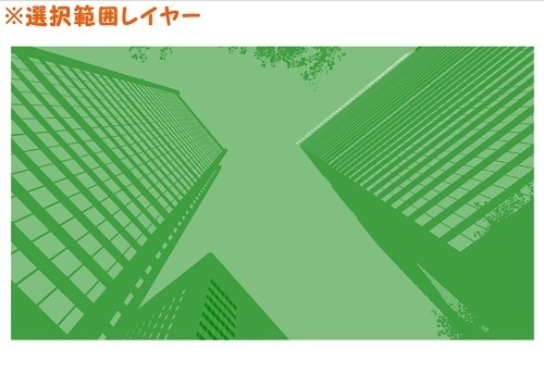 【マンガ背景用素材】【東京】東京駅前ビル_31【夜/昼/トーンなしセット】【3変化対応】【zip転送で中身はclipファィル】