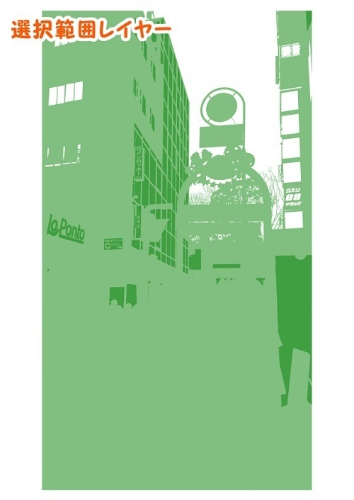 【マンガ背景用素材】【原宿】竹下通り③【夜/昼/トーンなしセット】【3変化対応】【zip転送で中身はclipファィル】