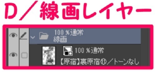 【マンガ背景用素材】【原宿】裏原宿⑪【夜/昼/トーンなしセット】【3変化対応】【zip転送で中身はclipファィル】