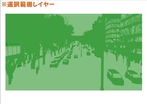 【マンガ背景用素材】【原宿】表参道⑤【夜/昼/トーンなしセット】【3変化対応】【zip転送で中身はclipファィル】