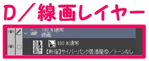 【マンガ背景用素材】【新宿】サイバーパンク居酒屋⑤【夜/昼/トーンなしセット】【3変化対応】【zip転送で中身はclipファィル】
