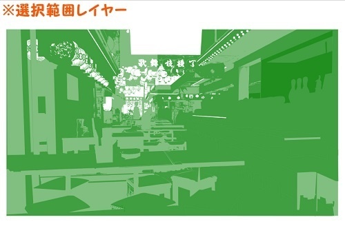 【マンガ背景用素材】【新宿】サイバーパンク居酒屋⑪【夜/昼/トーンなしセット】【3変化対応】【zip転送で中身はclipファィル】