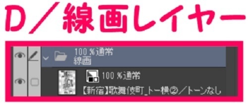 【マンガ背景用素材】【新宿】歌舞伎町_トー横②【夜/昼/トーンなしセット】【3変化対応】【zip転送で中身はclipファィル】