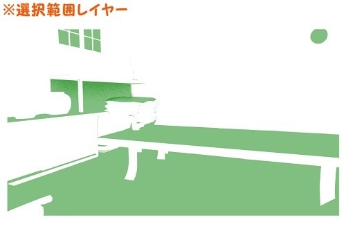 【マンガ背景用素材】【レストラン】S_内観⑱【夜/昼/トーンなしセット】【3変化対応】【zip転送で中身はclipファィル】