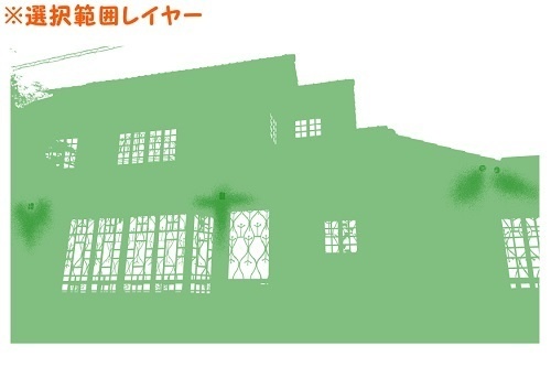 【マンガ背景用素材】【レストラン】S_外観⑥【夜/昼/トーンなしセット】【3変化対応】【zip転送で中身はclipファィル】