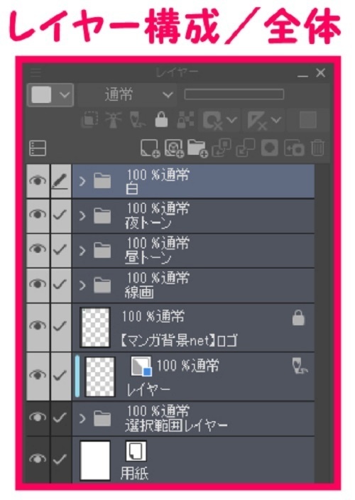 【マンガ背景用素材】【レストラン】S_外観⑥【夜/昼/トーンなしセット】【3変化対応】【zip転送で中身はclipファィル】