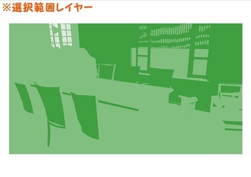 【マンガ背景用素材】【レストラン】S_内観⑤【夜/昼/トーンなしセット】【3変化対応】【zip転送で中身はclipファィル】