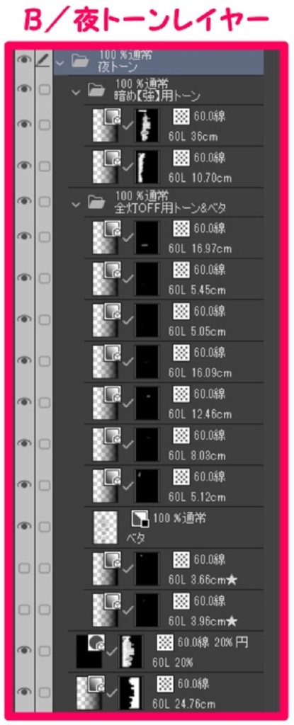 【マンガ背景用素材】【新宿】高層ビル③【夜/昼/トーンなしセット】【3変化対応】【zip転送で中身はclipファィル】