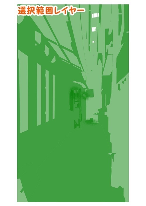 【マンガ背景用素材】【中野】路地裏_飲食店⑮【夜/昼/トーンなしセット】【3変化対応】【zip転送で中身はclipファィル】