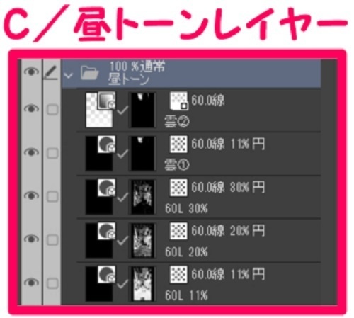 【マンガ背景用素材】【中野】路地裏_飲食店⑥【夜/昼/トーンなしセット】【3変化対応】【zip転送で中身はclipファィル】